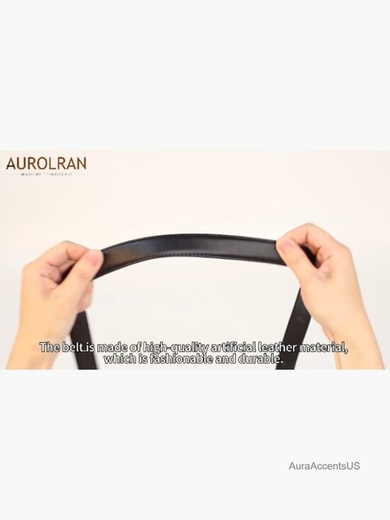 Leather Belt with Buckle for Dresses Jeans Coats main image 4